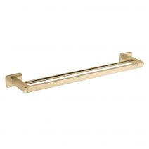 Вешалка для полотенец VBI MARS BRUSHED GOLD двойная