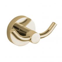 Крючок для полотенец VBI VENUS BRUSHED GOLD двойной
