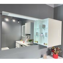 Зеркальный шкаф Vivara L/R - белый матовый - 1250 - 680