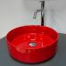Умивальник (раковина) VBI PRATO RED GLOSSY накладний