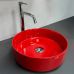 Умивальник (раковина) VBI PRATO RED GLOSSY накладний
