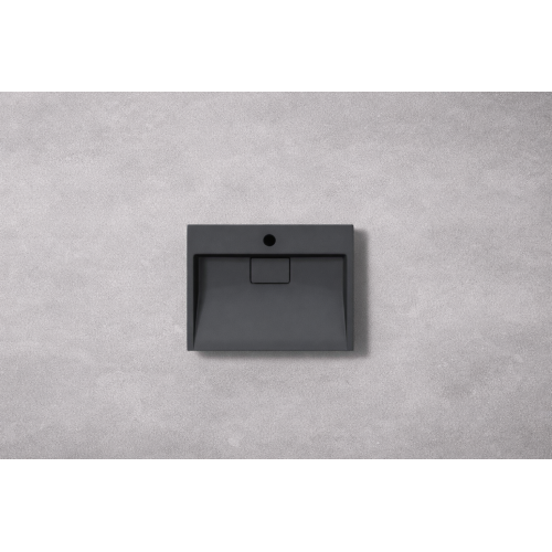 Умивальник (раковина) VBI ESTE 50 BLACK 1/O накладний підвісний