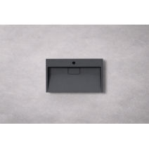 Умивальник (раковина) VBI ESTE 70 BLACK 1/O накладний підвісний