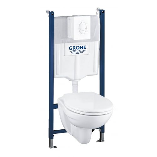 Комплект инсталляции с унитазом 5 в 1 Grohe Solido Ceramic Bundle 39116000