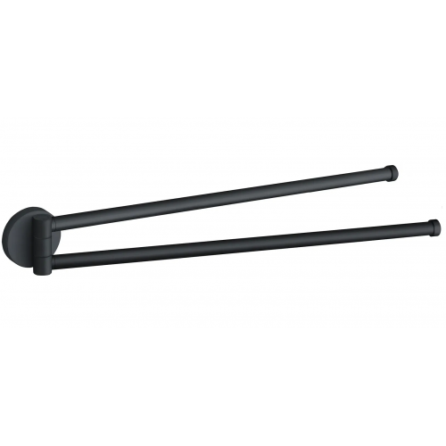 Вешалка для полотенец VBI VENUS BLACK поворотная двойная Вешалка для полотенец VBI VENUS BLACK поворотная двойная