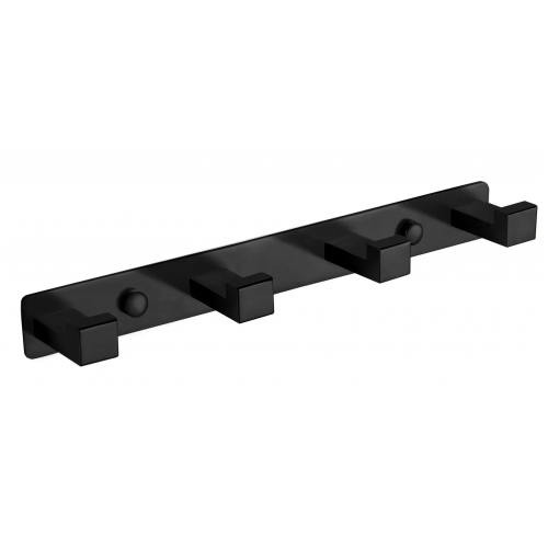 Крючок для полотенец VBI QUADRO BLACK четверной