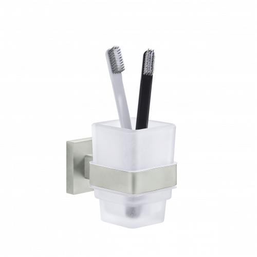 Стакан для зубных щеток VBI JUPITER NICKEL