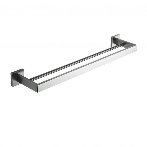 Вешалка для полотенец VBI JUPITER NICKEL двойная