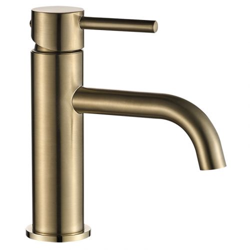 Змішувач для раковини VBI MILANO BRUSHED GOLD низький
