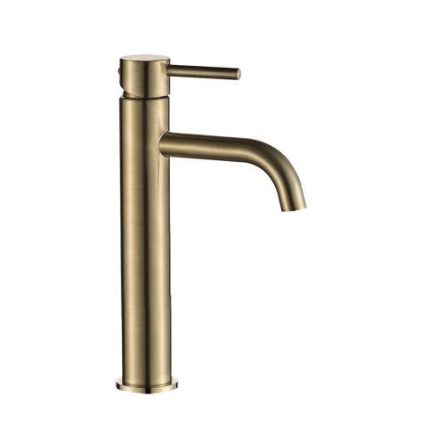 Смеситель для раковины VBI MILANO BRUSHED GOLD высокий