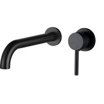 Змішувач для раковини VBI MILANO LONG BLACK прихованого монтажу