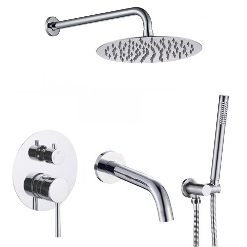 Душева система з виливом VBI MILANO CHROME прихованого монтажу