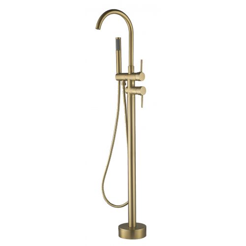 Змішувач для ванни VBI MILANO BRUSHED GOLD для підлоги Змішувач для ванни VBI MILANO BRUSHED GOLD для підлоги