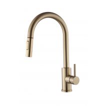 Змішувач для кухні VBI FLUSSO BRUSHED GOLD