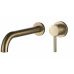Змішувач для раковини VBI MILANO LONG BRUSHED GOLD прихованого монтажу