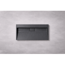 Умивальник (раковина) VBI ESTE 70 BLACK накладний підвісний