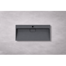 Умивальник (раковина) VBI ESTE 80 BLACK 1/O накладний підвісний