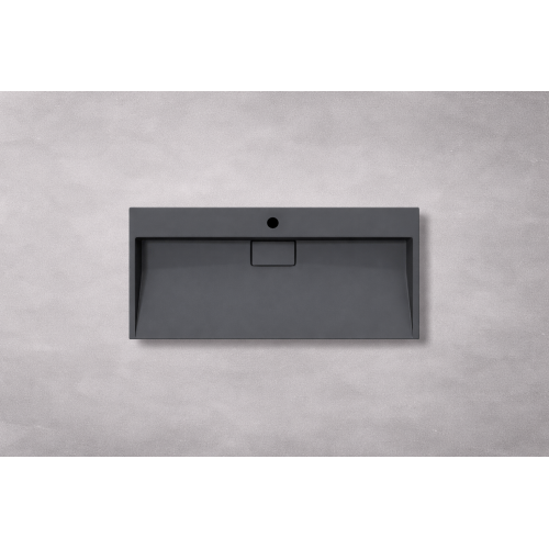 Умивальник (раковина) VBI ESTE 100 BLACK 1/O накладний підвісний