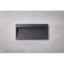 Умивальник (раковина) VBI ESTE 100 BLACK накладний підвісний