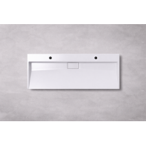 Умивальник (раковина) VBI ESTE 120 WHITE 2/O накладний підвісний