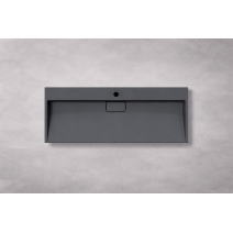 Умивальник (раковина) VBI ESTE 120 BLACK 1/O накладний підвісний