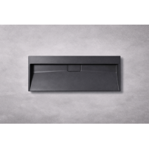 Умивальник (раковина) VBI ESTE 120 BLACK накладний підвісний