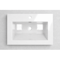 Умивальник (раковина) VBI LAPIO 60 WHITE врізний