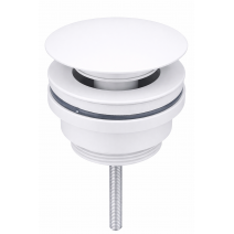 Донний клапан для раковини VBI WHITE click-clack універсальний