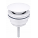 Донный клапан для раковины VBI WHITE click-clack универсальный Донный клапан для раковины VBI WHITE click-clack универсальный