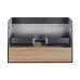 Тумба підвісна Qtap Robin 1000х580х500 GRAPHITE/WHITISH OAK QT1374TPВ1002NGWO