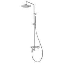 SMART CLICK система душевая-смеситель для ванны, верхний душ 255 мм круг латунь, ручной душ