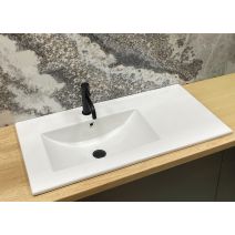 Умивальник (раковина) VBI FERRARA 90 L WHITE врізний