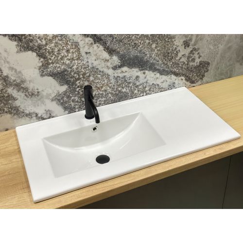 Умивальник (раковина) VBI FERRARA 90 L WHITE врізний