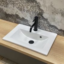 Умывальник (раковина) VBI TEORA 50 WHITE врезной
