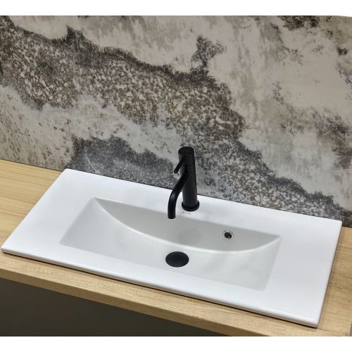 Умивальник (раковина) VBI TEORA 80 WHITE врізний