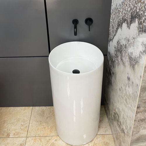 Умивальник (раковина) VBI CIRELLA WHITE підлоговий