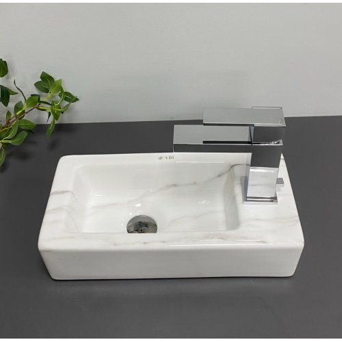 Умивальник (раковина) VBI KOMO L CALCATTA накладний підвісний Умивальник (раковина) VBI KOMO L CALCATTA накладний підвісний