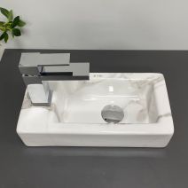 Умивальник (раковина) VBI KOMO R CALCATTA накладний підвісний