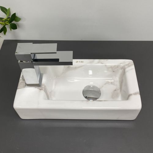 Умивальник (раковина) VBI KOMO R CALCATTA накладний підвісний Умивальник (раковина) VBI KOMO R CALCATTA накладний підвісний