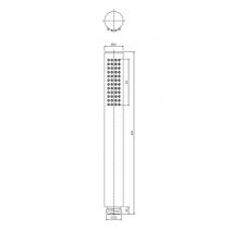 душова лійка Omnires Microphone nickel (MICROPHONEX-RNI)