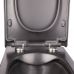 Підвісний унітаз Qtap Tern чорний матовий, сидіння soft close SD00037241
