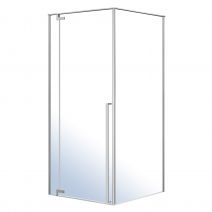VACLAV душова кабіна 90*90*200см квадратна ліва, розпашні двері, скло прозоре 8 мм з Easy clean