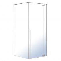VACLAV душова кабіна 90*90*200см квадратна права, розпашні двері, скло прозоре 8 мм з Easy clean