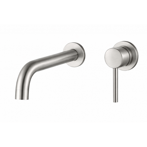 Смеситель для раковины VBI MILANO LONG NICKEL скрытого монтажа Смеситель для раковины VBI MILANO LONG NICKEL скрытого монтажа