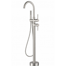 Смеситель для ванны VBI MILANO NICKEL напольный