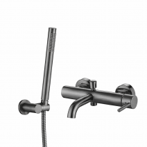 Змішувач для ванни та душу VBI MILANO GRAPHITE настінний