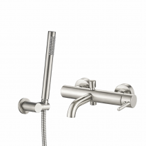 Змішувач для ванни та душу VBI MILANO NICKEL настінний