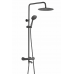 Душевой гарнитур VBI MILANO GRAPHITE с термостатом и изливом