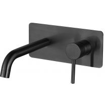 Змішувач для раковини VBI MILANO LONG 2 BLACK прихованого монтажу