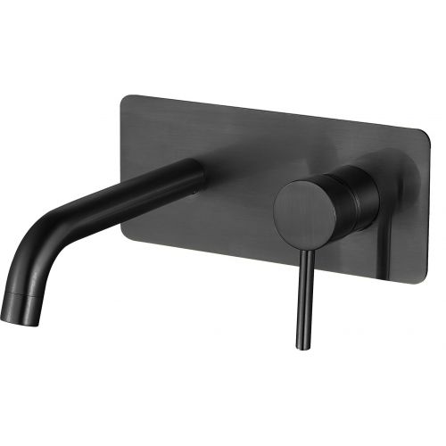 Змішувач для раковини VBI MILANO LONG 2 BLACK прихованого монтажу